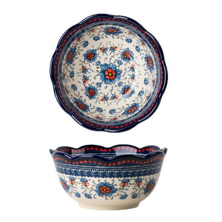 Qeeadeea Ceramic Cereal Bowl Set Of 2 Small Soup Bowl Microwave And Oven Safe. Blue Sorrel-5 in 13 oz
Qeeadeea Ceramic Cereal Bowl Set Of 2 Small Soup Bowl Microwave And Oven Safe. Blue Sorrel-5 in 13 oz