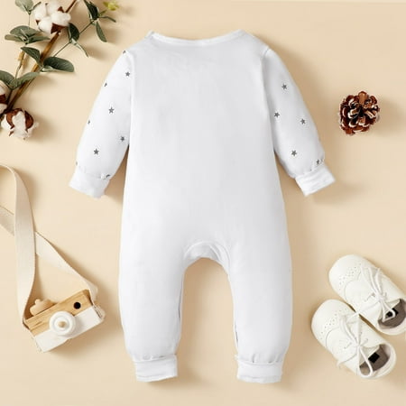 Aayomet Baby Boy Clothes Baby Boy Girl One Piece Romper Jumpsuit Solid Ribbed Baby Boy Clothes Onesies Outfits White 0-6 Months
Aayomet Baby Boy Clothes Baby Boy Girl One Piece Romper Jumpsuit Solid Ribbed Baby Boy Clothes Onesies Outfits White 0-6 Months
