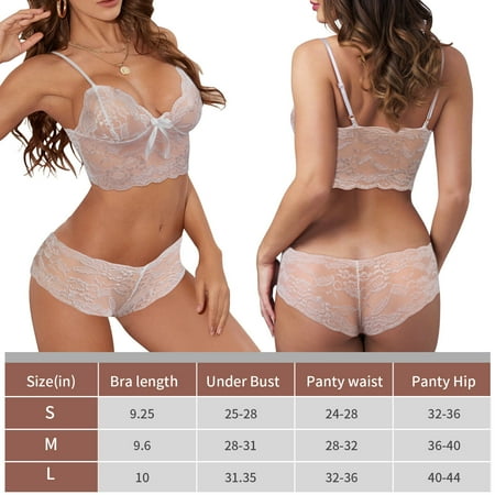 Elegant Choise Womens Sexy Lace Push Up Bra Set G-String Thongs Lingerie Knickers Underwear
Elegant Choise Womens Sexy Lace Push Up Bra Set G-String Thongs Lingerie Knickers Underwear