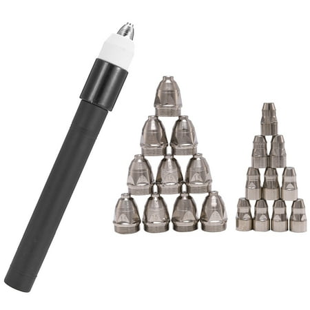 20Pcs CNC 80A P80 Plasma Torch Tip Electrode Nozzle with P80 Plasma Machine Cutting Cutter Torch
20Pcs CNC 80A P80 Plasma Torch Tip Electrode Nozzle with P80 Plasma Machine Cutting Cutter Torch