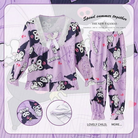 Sanrio Hello Kitty Cinnamoroll My Melody Pachacco Kawaii Cartoon Children Pajamas Princess Style Long-sleeved Fall Homewear
Sanrio Hello Kitty Cinnamoroll My Melody Pachacco Kawaii Cartoon Children Pajamas Princess Style Long-sleeved Fall Homewear
