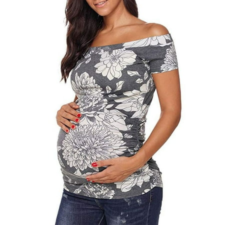 YUNAFFT Women s Maternity Tops Shirts Short Sleeve Women Pregnancy Short Sleeve Off Shoulder Tops Nusring Clothes Discount
YUNAFFT Women s Maternity Tops Shirts Short Sleeve Women Pregnancy Short Sleeve Off Shoulder Tops Nusring Clothes Discount