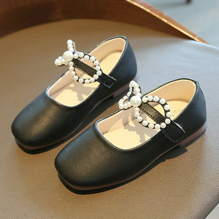 Children Toddler Baby Girls Soft Antislip Pearl Leather Stage Princess Shoes Black 31
Children Toddler Baby Girls Soft Antislip Pearl Leather Stage Princess Shoes Black 31