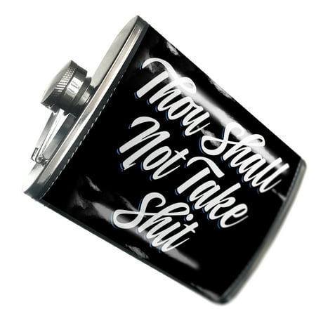 NEONBLOND Flask Classic design Thou shall not take s--t