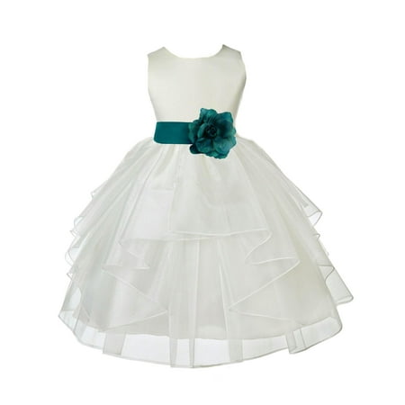 Ekidsbridal Formal Satin Shimmering Organza Ivory Flower Girl Dress Bridesmaid Wedding Pageant Toddler Recital Easter Communion Graduation Reception Ceremony Birthday Baptism Occasions 4613t
Ekidsbridal Formal Satin Shimmering Organza Ivory Flower Girl Dress Bridesmaid Wedding Pageant Toddler Recital Easter Communion Graduation Reception Ceremony Birthday Baptism Occasions 4613t