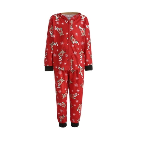 Tretra Christmas Parent-child Outfit Matching Family Hooded Sleepwear Christmas Reindeer Zipper One-Piece Jumpsuit
Tretra Christmas Parent-child Outfit Matching Family Hooded Sleepwear Christmas Reindeer Zipper One-Piece Jumpsuit