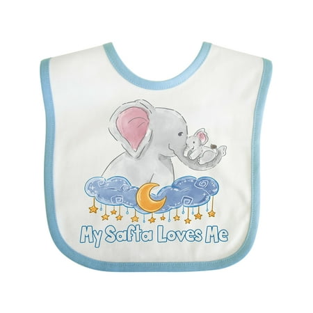 Inktastic My Safta Loves Me Cute Elephants Clouds Moon and Stars Gift Baby Boy or Baby Girl Bib
Inktastic My Safta Loves Me Cute Elephants Clouds Moon and Stars Gift Baby Boy or Baby Girl Bib