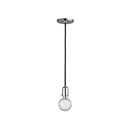 One Light Pendant 3.5 inches Wide By 6.5 inches High-Polished Nickel Finish Bailey Street Home 116-Bel-2120749
One Light Pendant 3.5 inches Wide By 6.5 inches High-Polished Nickel Finish Bailey Street Home 116-Bel-2120749