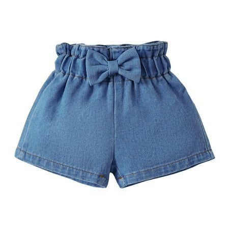 Toddler Baby Girls Clothes Baby Girls Shorts Denim Shorts Cute Bowknot Elastic Waistband Infant Girls Summer Shorts Blue 12-18 Months
Toddler Baby Girls Clothes Baby Girls Shorts Denim Shorts Cute Bowknot Elastic Waistband Infant Girls Summer Shorts Blue 12-18 Months