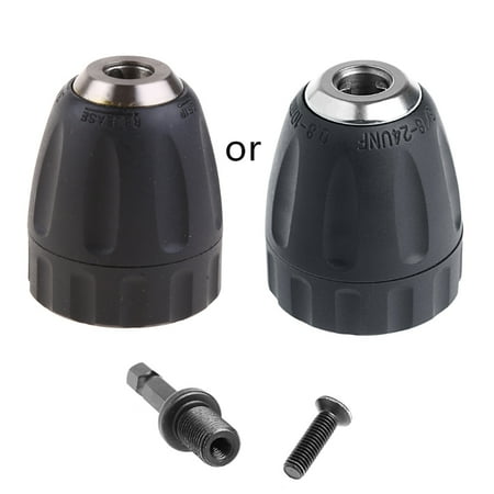 YESTUNE 0.8-10mm Keyless Drill Chuck Converter 3/8 24UNF + 1/4 Hex Shank SDS Adaptor
YESTUNE 0.8-10mm Keyless Drill Chuck Converter 3/8 24UNF + 1/4 Hex Shank SDS Adaptor