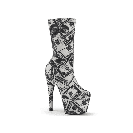 ADORE-1002DP 7 Heel 2 3/4 Platform Pull-On Stretch Sock-Like Ankle Bootie