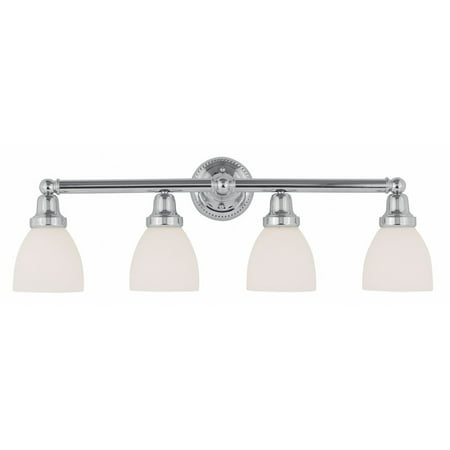 4 Light Bathroom Light in Traditional Style 30 inches Wide By 10 inches High-Polished Chrome Finish Bailey Street Home 218-Bel-1653389
4 Light Bathroom Light in Traditional Style 30 inches Wide By 10 inches High-Polished Chrome Finish Bailey Street Home 218-Bel-1653389