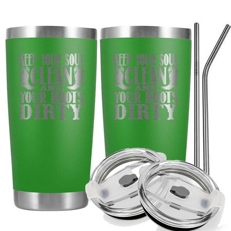 2Set 20oz Tumbler Stainless Steel Ice Drinks and Hot Vacuum Insulated Personalized Coffee Mugs for Men
2Set 20oz Tumbler Stainless Steel Ice Drinks and Hot Vacuum Insulated Personalized Coffee Mugs for Men
