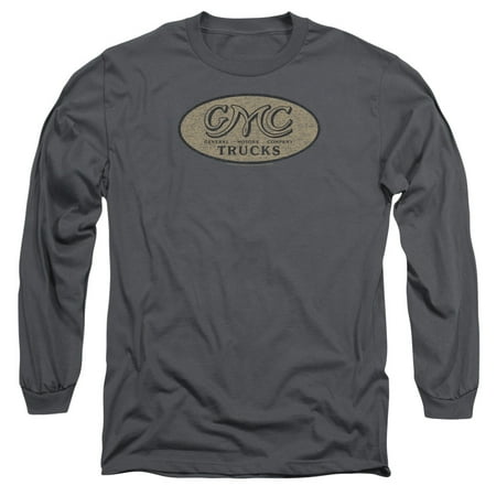 Gmc - Vintage Oval Logo - Long Sleeve Shirt - Small