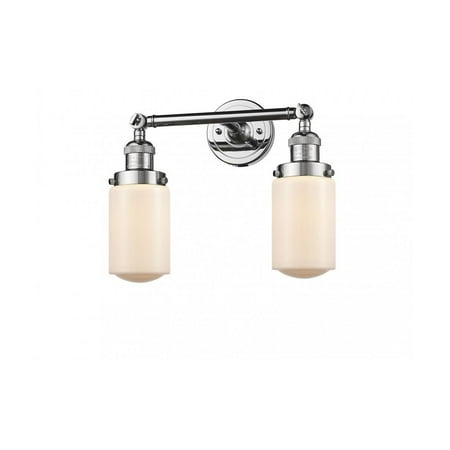 Polished Chrome Tone Bathroom Vanity 14 Wide Matte White Cased Glass Steel/Cast Brass Medium Base LED 2 Light Fixture
Polished Chrome Tone Bathroom Vanity 14 Wide Matte White Cased Glass Steel/Cast Brass Medium Base LED 2 Light Fixture