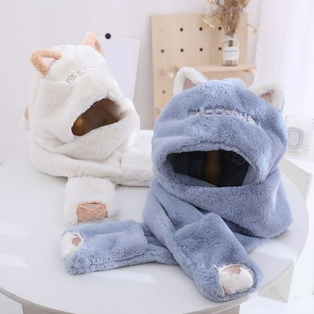 Gubotare Baby Hats Newborn Toddler Hats Scarves Warm Autumn Winter Babys Plush Boys Girls With Thick Ear Hat Integrated Hat With Grey One Size
Gubotare Baby Hats Newborn Toddler Hats Scarves Warm Autumn Winter Babys Plush Boys Girls With Thick Ear Hat Integrated Hat With Grey One Size