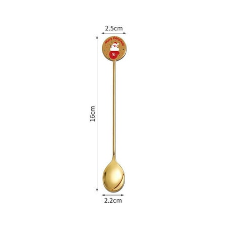 PXIWS 1/6pcs Stainless Steel Christmas Coffee Spoon Ice Cream Soup Sugar Dessert Teaspoons Mixing Stirrer Kitchen Tableware
PXIWS 1/6pcs Stainless Steel Christmas Coffee Spoon Ice Cream Soup Sugar Dessert Teaspoons Mixing Stirrer Kitchen Tableware