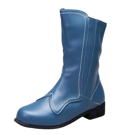 Yoslce Mid Calf Boots for Women Boots For Women Chunky Low-heel Mid Barrel Shoes Fashion Platform Side Zip Blue 37
Yoslce Mid Calf Boots for Women Boots For Women Chunky Low-heel Mid Barrel Shoes Fashion Platform Side Zip Blue 37
