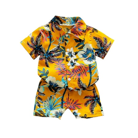 QWERTYU Infant Baby Toddler Child Children Kids Beach Outfits Clothing Set Summer Short Sleeve Floral Shirts and Shorts Set for Boy 6M-6Y
QWERTYU Infant Baby Toddler Child Children Kids Beach Outfits Clothing Set Summer Short Sleeve Floral Shirts and Shorts Set for Boy 6M-6Y