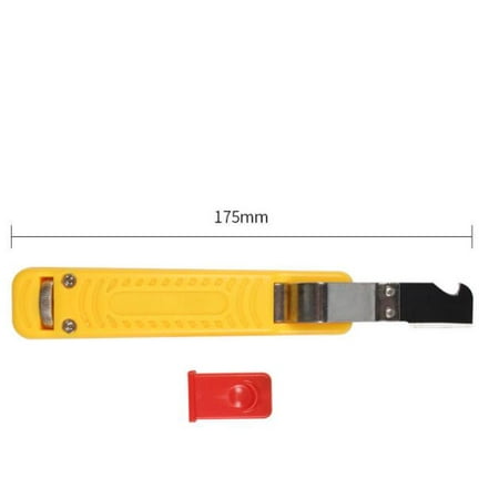 Toyella LY25-1 Adjustable Insulated Round Wire Stripper PVC Electrician s Knife 6style
Toyella LY25-1 Adjustable Insulated Round Wire Stripper PVC Electrician s Knife 6style