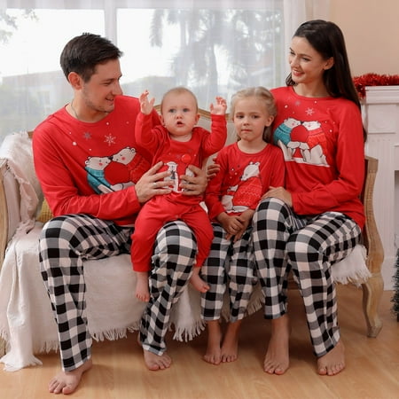 Popvcly Christmas Family Matching Pajamas Parent-child Set Xmas Long Sleeves Jammies Set for Women Men Kids Family Holiday Sleepwear
Popvcly Christmas Family Matching Pajamas Parent-child Set Xmas Long Sleeves Jammies Set for Women Men Kids Family Holiday Sleepwear