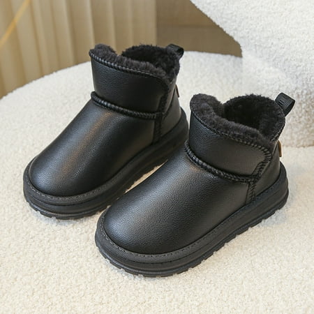 Children‘s Snow Boots fleece-lined Thickened 2024 Winter New Boys‘ Cotton Boots Fur One Black Large Cotton Shoes for Girls
Children‘s Snow Boots fleece-lined Thickened 2024 Winter New Boys‘ Cotton Boots Fur One Black Large Cotton Shoes for Girls