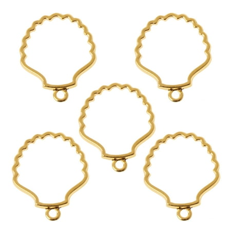 HeroNeo 5Pcs Shell Metal Frame Pendant Open Bezel Blank Setting UV Resin Jewelry DIY
HeroNeo 5Pcs Shell Metal Frame Pendant Open Bezel Blank Setting UV Resin Jewelry DIY