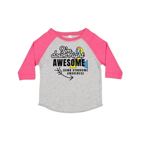 Inktastic Im Down Right Awesome Down Syndrome Awareness with Arrow Gift Toddler Boy or Toddler Girl T-Shirt
Inktastic Im Down Right Awesome Down Syndrome Awareness with Arrow Gift Toddler Boy or Toddler Girl T-Shirt