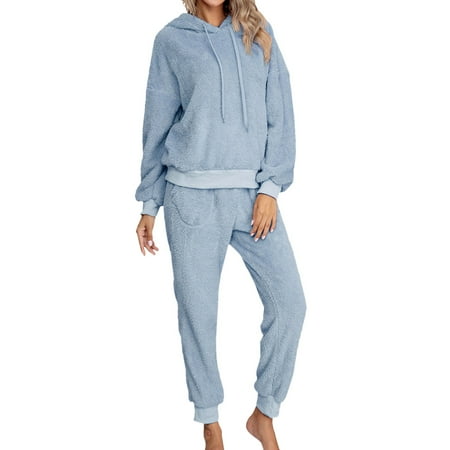 Larisalt Matching Sets For Women Fall Women s 2 Piece Outfits Sweatsuit Casual Knit Pullover Sweater Pajamas Set Blue M
Larisalt Matching Sets For Women Fall Women s 2 Piece Outfits Sweatsuit Casual Knit Pullover Sweater Pajamas Set Blue M
