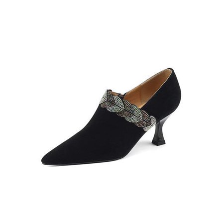 Avamo Women Anti-Slip Pumps Slip On Stiletto Heels Formal Comfort Heeled Shoes Black 4.5
Avamo Women Anti-Slip Pumps Slip On Stiletto Heels Formal Comfort Heeled Shoes Black 4.5