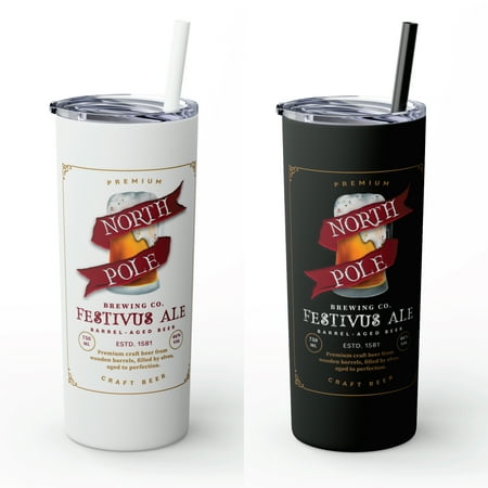 Envisage North Pole Brewery Tall 20oz Drink Tumbler Cute Holiday Travel Mug
Envisage North Pole Brewery Tall 20oz Drink Tumbler Cute Holiday Travel Mug