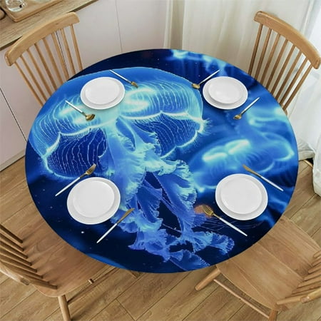 Patifu Jellyfish Bioluminescence Round Table Cover Stain Resistant Washable Indoor Outdoor Tablecloth Kitchen Dining Wedding Parties 100% Polyester Fiber 31-35
Patifu Jellyfish Bioluminescence Round Table Cover Stain Resistant Washable Indoor Outdoor Tablecloth Kitchen Dining Wedding Parties 100% Polyester Fiber 31-35