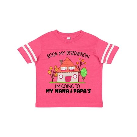 Inktastic Book my Reservation! I m Going To My Nana and Papa s- House Gift Toddler Boy or Toddler Girl T-Shirt
Inktastic Book my Reservation! I m Going To My Nana and Papa s- House Gift Toddler Boy or Toddler Girl T-Shirt