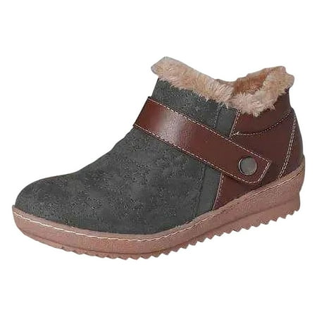 BELLZELY Wide Width Women Shoes Clearance Large Cotton Shoes Round Toe Casual Color Matching Snow Boots
BELLZELY Wide Width Women Shoes Clearance Large Cotton Shoes Round Toe Casual Color Matching Snow Boots