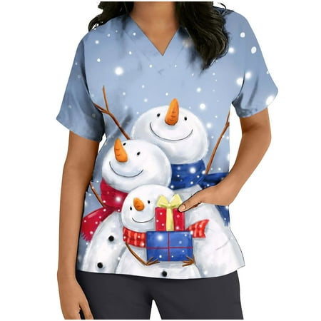 Corset Top Long Sleeve Workout Tops for Women Women Tops Short Sleeve V-neck Tops Working Uniform Christmas Print with Three Pockets Blouse Valentines Shirts for Women Blue 2XL
Corset Top Long Sleeve Workout Tops for Women Women Tops Short Sleeve V-neck Tops Working Uniform Christmas Print with Three Pockets Blouse Valentines Shirts for Women Blue 2XL