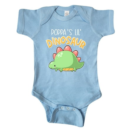 Inktastic Poppa s Lil Dinosaur with Cute Stegosaurus Gift Baby Boy or Baby Girl Bodysuit 
Inktastic Poppa s Lil Dinosaur with Cute Stegosaurus Gift Baby Boy or Baby Girl Bodysuit