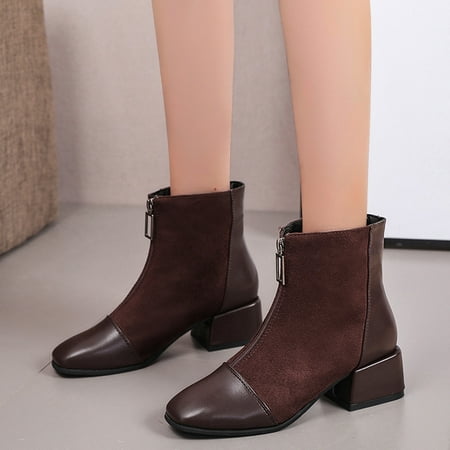 Gubotare Combat Boots Women Lycra Chelsea Boots Low Heel Elastic Ankle Boots Brown 8
Gubotare Combat Boots Women Lycra Chelsea Boots Low Heel Elastic Ankle Boots Brown 8