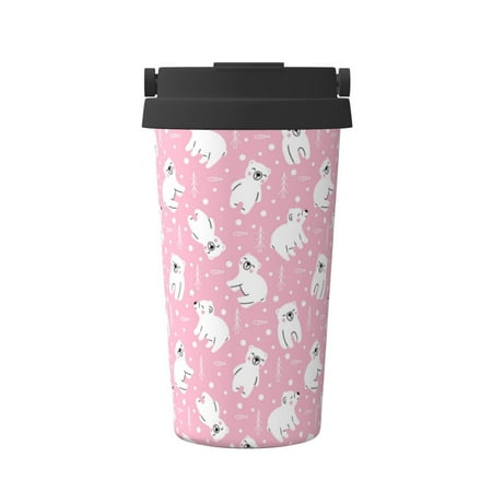 Adobk Pink Cartoon Bear Print Stainless Steel Coffee Mug -Vacuum Insulated Coffee Tumbler - Leakproof Travel Mugs Insulated for Hot & Cold Drinks
Adobk Pink Cartoon Bear Print Stainless Steel Coffee Mug -Vacuum Insulated Coffee Tumbler - Leakproof Travel Mugs Insulated for Hot & Cold Drinks