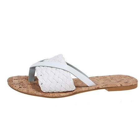 Womens Summer Fashion Casual Woven Herringbone Flat Slippers Summer Open Toe Slide Sandals Comfortable Flats Flip-Flops Sandal Casual Platforms Wedge Sandals Boho Dressy Heeled Sandals A30068
Womens Summer Fashion Casual Woven Herringbone Flat Slippers Summer Open Toe Slide Sandals Comfortable Flats Flip-Flops Sandal Casual Platforms Wedge Sandals Boho Dressy Heeled Sandals A30068