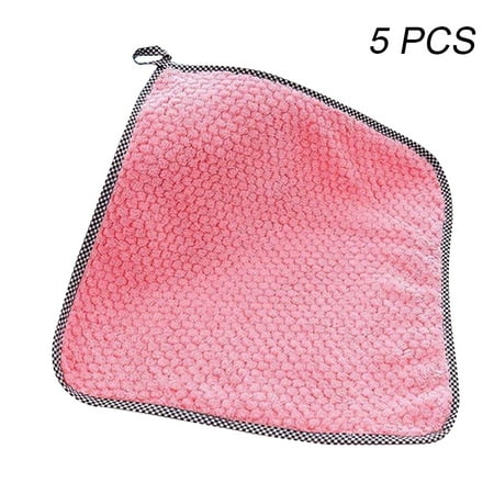 CKCL Kitchen Daily Scouring Towel Multipurpose Rag Non-Stick Oil Absorbent Washing Cloth for Home Kitchen(5PCS)
CKCL Kitchen Daily Scouring Towel Multipurpose Rag Non-Stick Oil Absorbent Washing Cloth for Home Kitchen(5PCS)