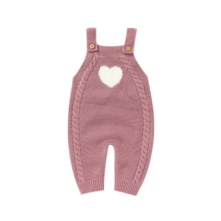 SHIBAOZI Baby Girls Boys Romper Heart Pattern Sleeveless Strap Jumpsuit Newborn Casual One-Piece Clothes
SHIBAOZI Baby Girls Boys Romper Heart Pattern Sleeveless Strap Jumpsuit Newborn Casual One-Piece Clothes