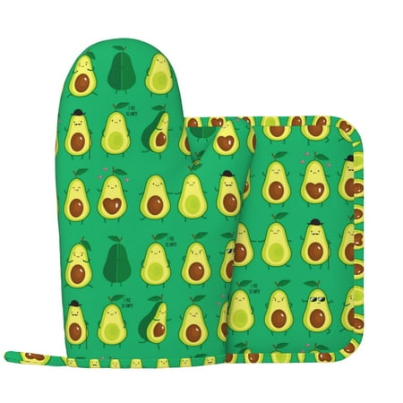 Cartoon Fruit 1 Oven Mitts and Pot Holders Sets with 1 Non-Slip Left Silicone Oven Mitts and 1 Heatproof Insulated Hot Pads for Kitchen Use in Cooking Baking Grilling
Cartoon Fruit 1 Oven Mitts and Pot Holders Sets with 1 Non-Slip Left Silicone Oven Mitts and 1 Heatproof Insulated Hot Pads for Kitchen Use in Cooking Baking Grilling