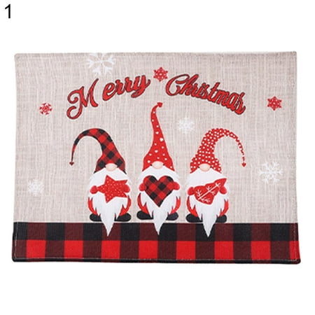 Chicmine Christmas Gnome Pattern Placemat Heat-Resistant Non Woven Fabric Anti-Scalding Table Mat for Dinning Table
Chicmine Christmas Gnome Pattern Placemat Heat-Resistant Non Woven Fabric Anti-Scalding Table Mat for Dinning Table