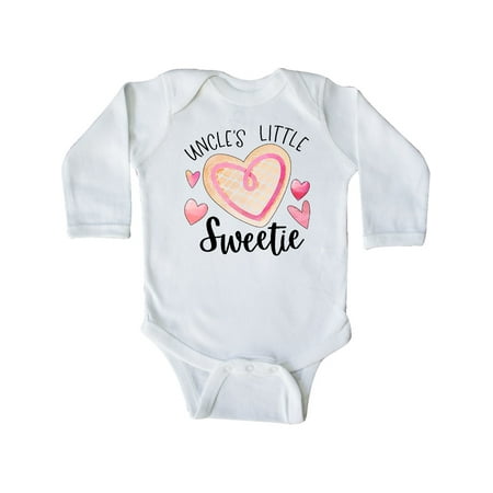 Inktastic Uncle s Little Sweetie with Pink Heart Cookie Gift Baby Boy or Baby Girl Long Sleeve Bodysuit
Inktastic Uncle s Little Sweetie with Pink Heart Cookie Gift Baby Boy or Baby Girl Long Sleeve Bodysuit