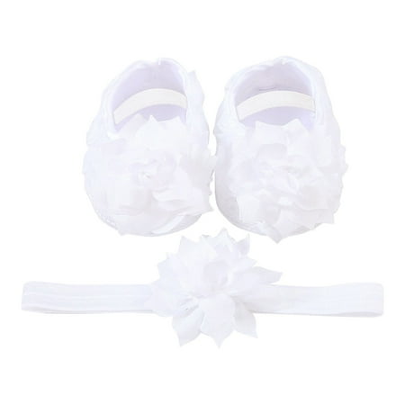 QIANGONG Toddler Shoes Baby Shoes Hairband Set Baby Shoes Soft Sole Walking Shoes (Color: White Size: 13 )
QIANGONG Toddler Shoes Baby Shoes Hairband Set Baby Shoes Soft Sole Walking Shoes (Color: White Size: 13 )