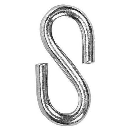 Campbell B5954024 N0.40 Zinc Plated Steel S Hook 6 Count