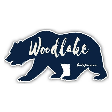 Woodlake California Souvenir 3x1.5-Inch Fridge Magnet Bear Design