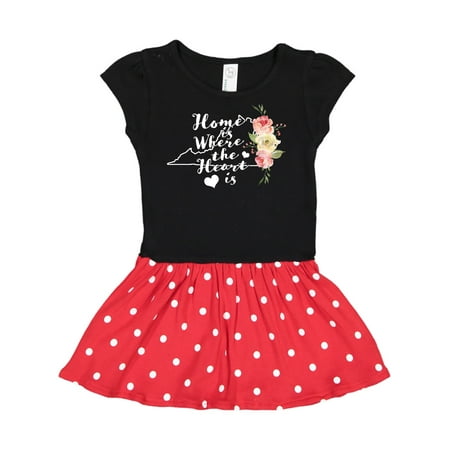 Inktastic Virginia Home is Where The Heart is with Watercolor Floral Gift Toddler Girl Dress
Inktastic Virginia Home is Where The Heart is with Watercolor Floral Gift Toddler Girl Dress