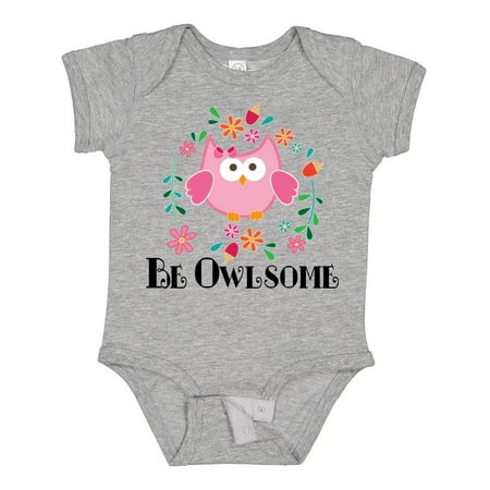 Inktastic Girl Owl Be Owlsome Gift Baby Girl Bodysuit