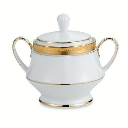 Noritake Crestwood Gold Covered Sugar Bowl